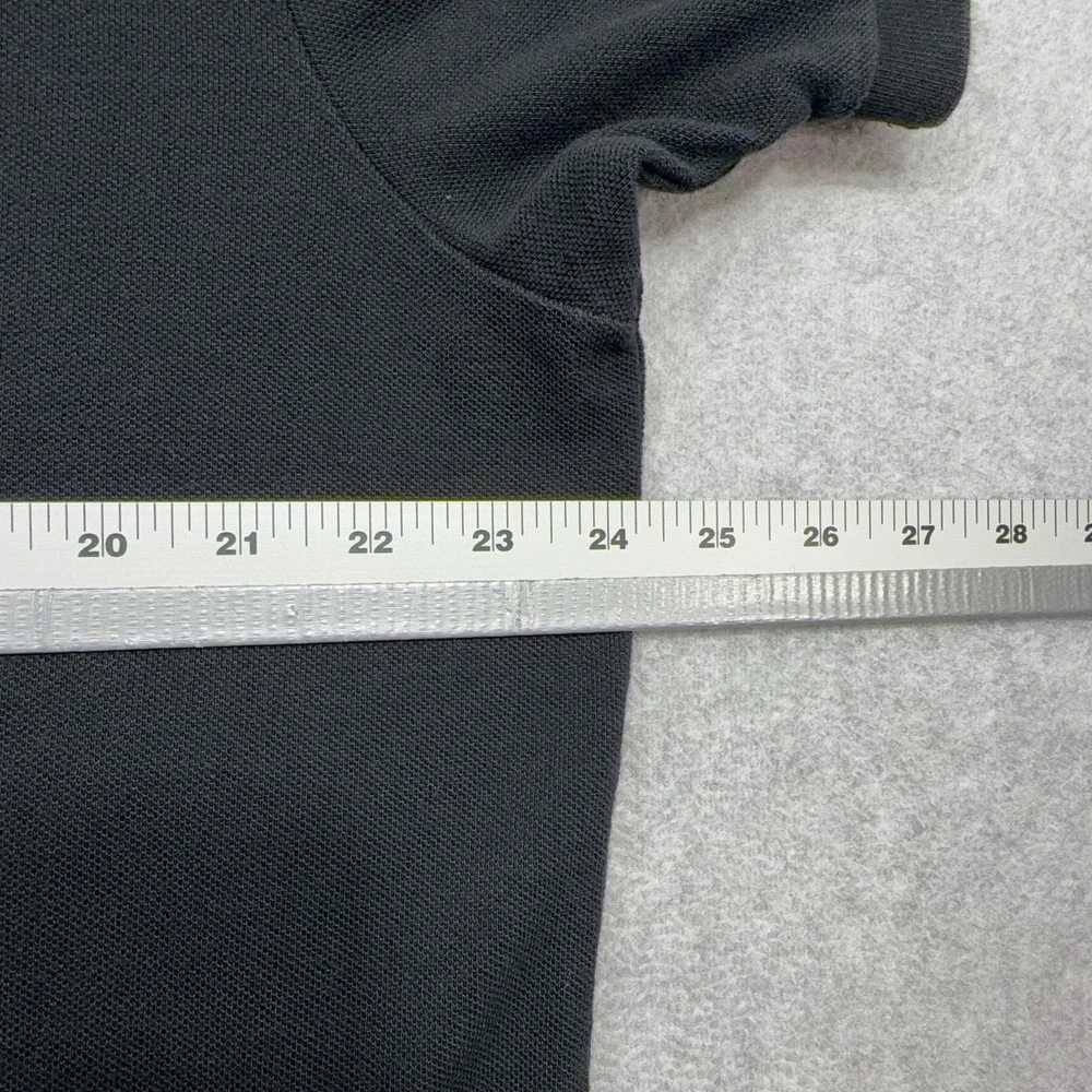 Ralph Lauren Polo Shirt Mens XL Black Crest Pocket Purveyors Fine Winter Apparel